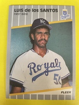 1989 Fleer Update #37 Luis de los Santos