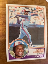 1983 Topps Base Set #495 Warren Cromartie