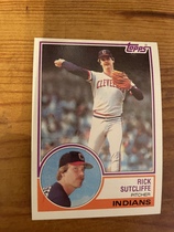 1983 Topps Base Set #497 Rick Sutcliffe