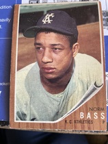 1962 Topps Base Set #122 Norm Bass