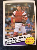 1985 Topps Base Set #1 Carlton Fisk