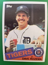 1985 Topps Base Set #47 Dave Rozema