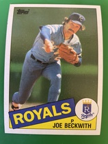 1985 Topps Base Set #77 Joe Beckwith