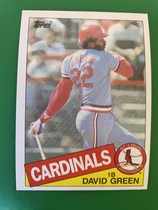1985 Topps Base Set #87 David Green