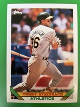 1993 Topps Base Set #18 Terry Steinbach