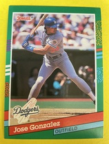 1991 Donruss Base Set #543 Jose Gonzalez