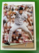 1992 Upper Deck Base Set #412 Greg Cadaret