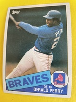 1985 Topps Base Set #219 Gerald Perry