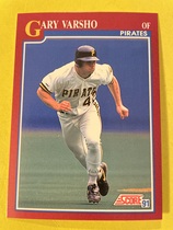 1991 Score Rookie & Traded #72T Gary Varsho