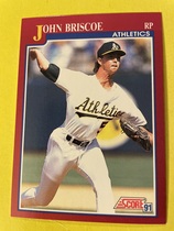 1991 Score Rookie & Traded #108T John Briscoe