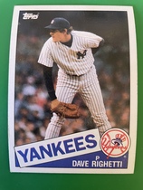 1985 Topps Base Set #260 Dave Righetti