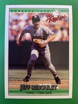 1992 Donruss Rookies #100 Jeff Reboulet