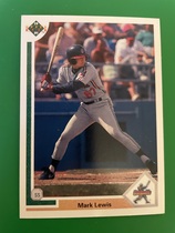 1991 Upper Deck Base Set #17 Mark Lewis SR