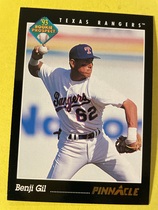 1993 Pinnacle Base Set #597 Benji Gil