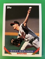 1993 Topps Base Set #144 Kent Mercker
