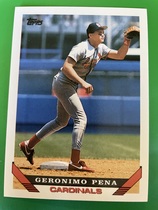 1993 Topps Base Set #312 Geronimo Pena
