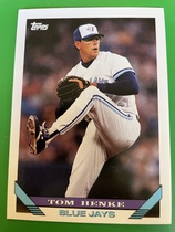 1993 Topps Base Set #376 Tom Henke