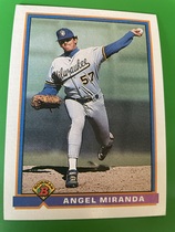 1991 Bowman Base Set #53 Angel Miranda