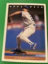 1993 Upper Deck Base Set #749 Todd Burns