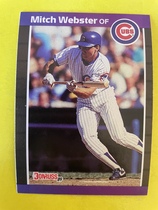 1989 Donruss Base Set #459 Mitch Webster