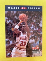 1992 SkyBox USA #108 Magic on Pippen