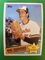 1985 Topps Base Set #709 Mike Boddicker