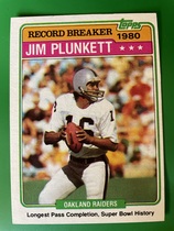 1981 Topps Base Set #335 Jim Plunkett