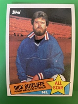 1985 Topps Base Set #720 Rick Sutcliffe