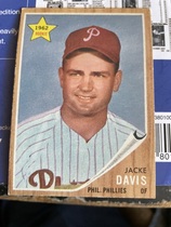 1962 Topps Base Set #521 Jacke Davis