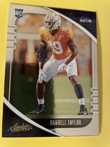 2020 Panini Absolute (Retail - RCs Foil only) #126 Darrell Taylor
