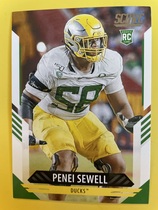 2021 Score Base Set #339 Penei Sewell