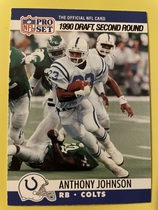 1990 Pro Set Base Set #705 Anthony Johnson