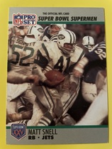 1990 Pro Set Super Bowl 160 #44 Matt Snell