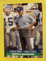 1991 Pro Set Base Set #306 Chuck Knox