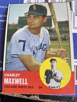 1963 Topps Base Set #86 Charlie Maxwell