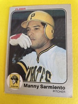 1983 Fleer Base Set #321 Manny Sarmiento