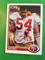 1991 Upper Deck Base Set #409 Matt Millen