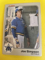 1983 Fleer Base Set #485 Joe Simpson