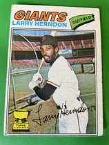 1977 Topps Base Set #397 Larry Herndon