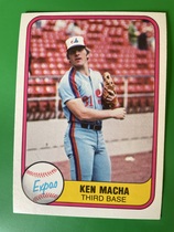 1981 Fleer Base Set #167 Ken Macha