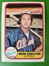 1981 Fleer Base Set #256 Brian Asselstine