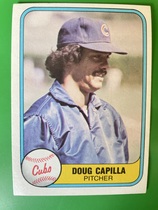 1981 Fleer Base Set #309 Doug Capilla