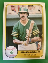 1981 Fleer Base Set #585 Orlando Gonzalez