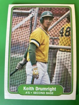 1982 Fleer Base Set #89 Keith Drumwright