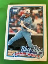 1989 Topps Base Set #289 Ernie Whitt