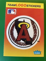 1991 Fleer Team Logo Stickers #NNO Angels