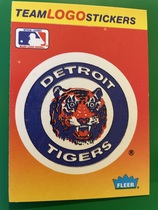 1991 Fleer Team Logo Stickers #NNO Tigers