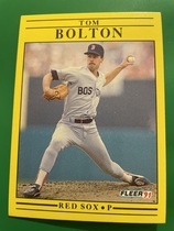1991 Fleer Base Set #87 Tom Bolton