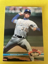 1991 Stadium Club Base Set #112 Chuck Crim