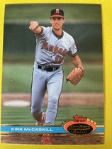 1991 Stadium Club Base Set #313 Kirk McCaskill